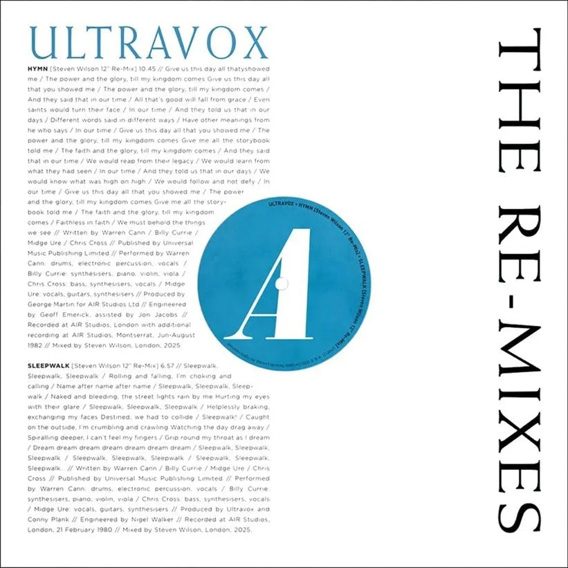Ultravox – The Re-Mixes | (RSD 2026)