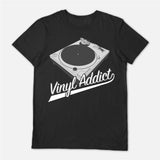 Vinyl Addict Black X-Large T-Shirt