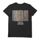 Vinyl Junkie Black X Large T Shirt