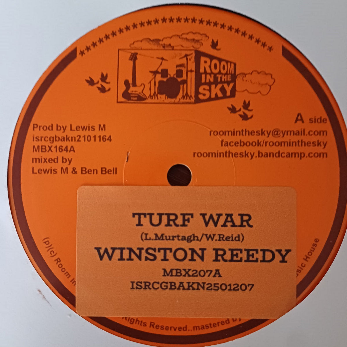 Winston Reedy & The Inn House Crew – Turf War / Mr Boss Man (10" Vinyl)