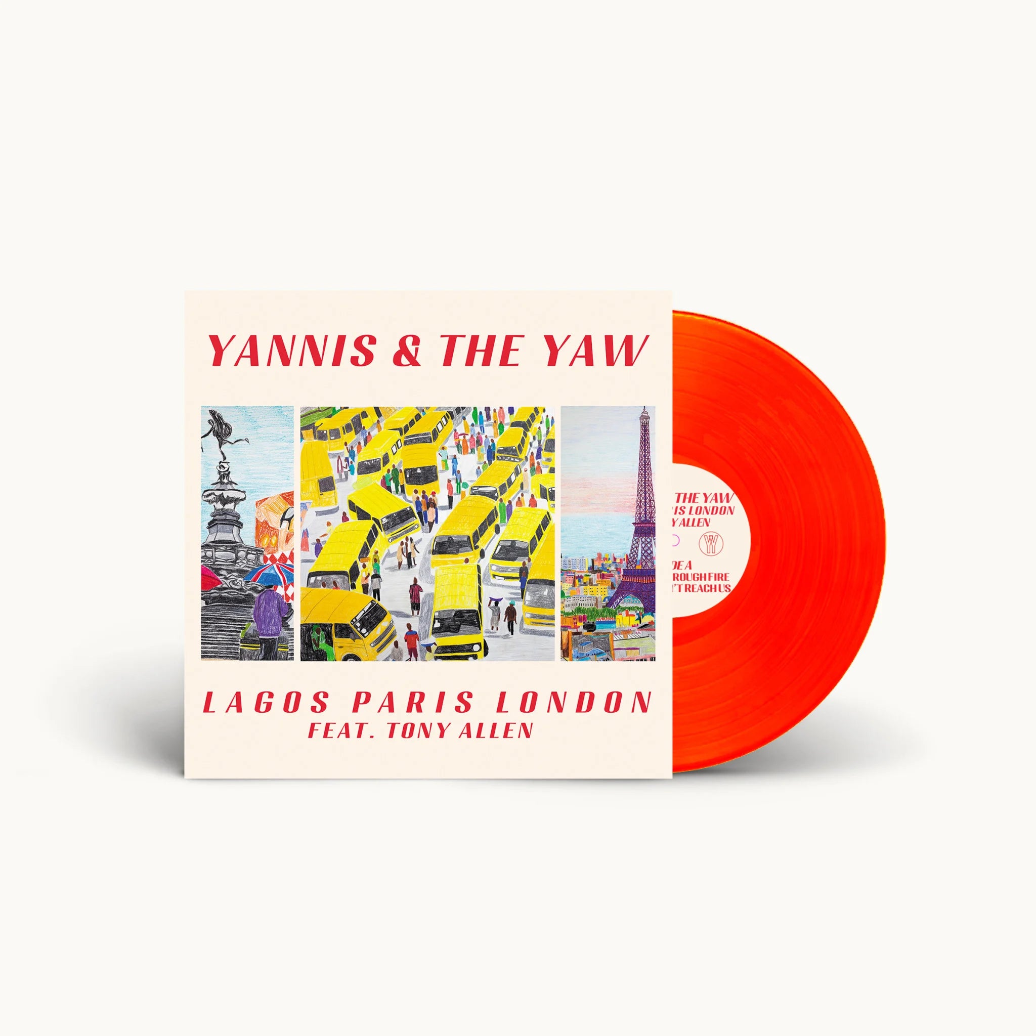 Yannis & The Yaw feat. Tony Allen - Lagos Paris London (Red Vinyl)