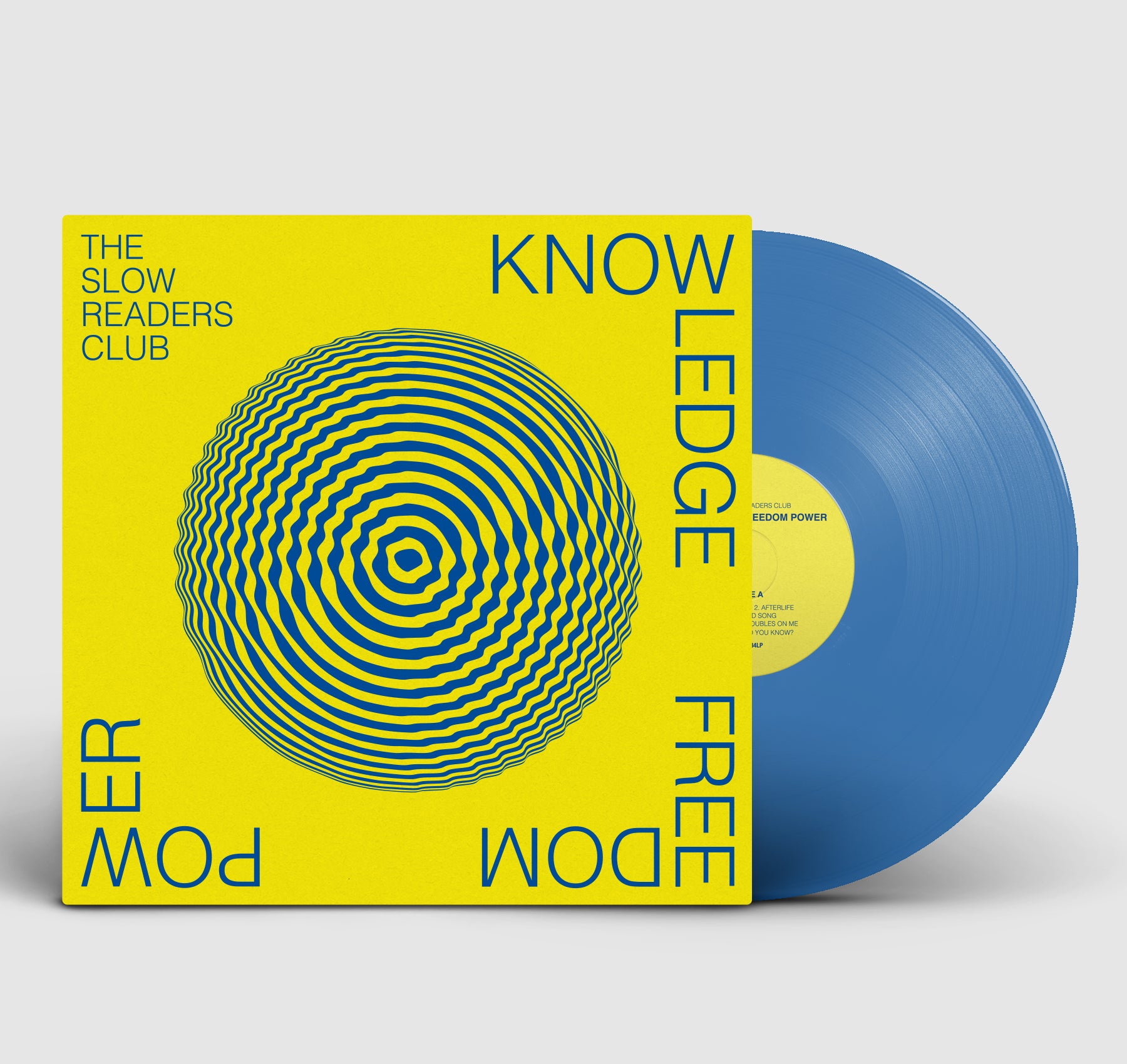 The Slow Readers Club - Knowledge Freedom Power (Blue Vinyl)
