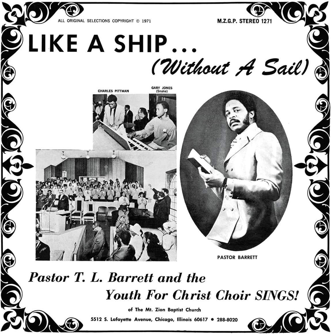 Pastor T.L. Barrett And The Youth For Christ Choir - Like A Ship (Without A Sail)