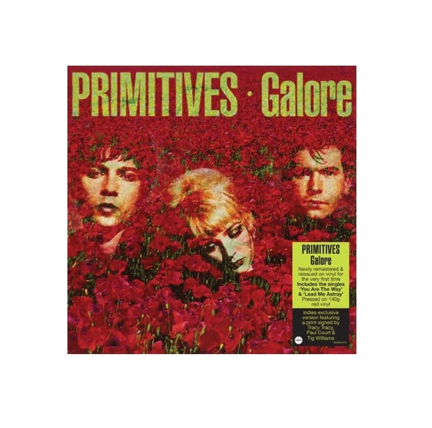 The Primitives - Galore (140g Red vinyl Signed Exclusive)