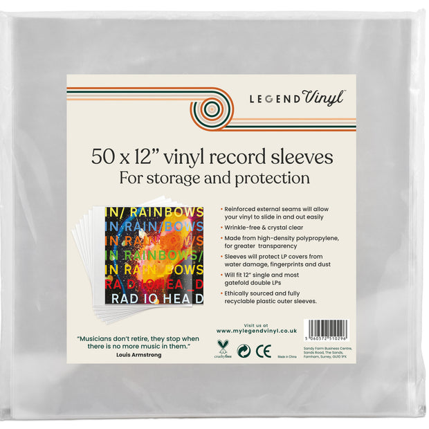 Pack of 50 LP sleeves