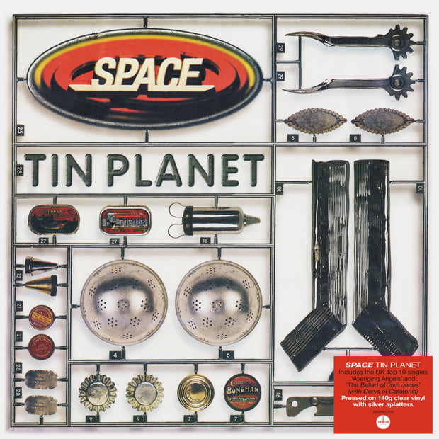 Space - Tin Planet (140g Clear with Silver Splatter Vinyl) 500 signed version