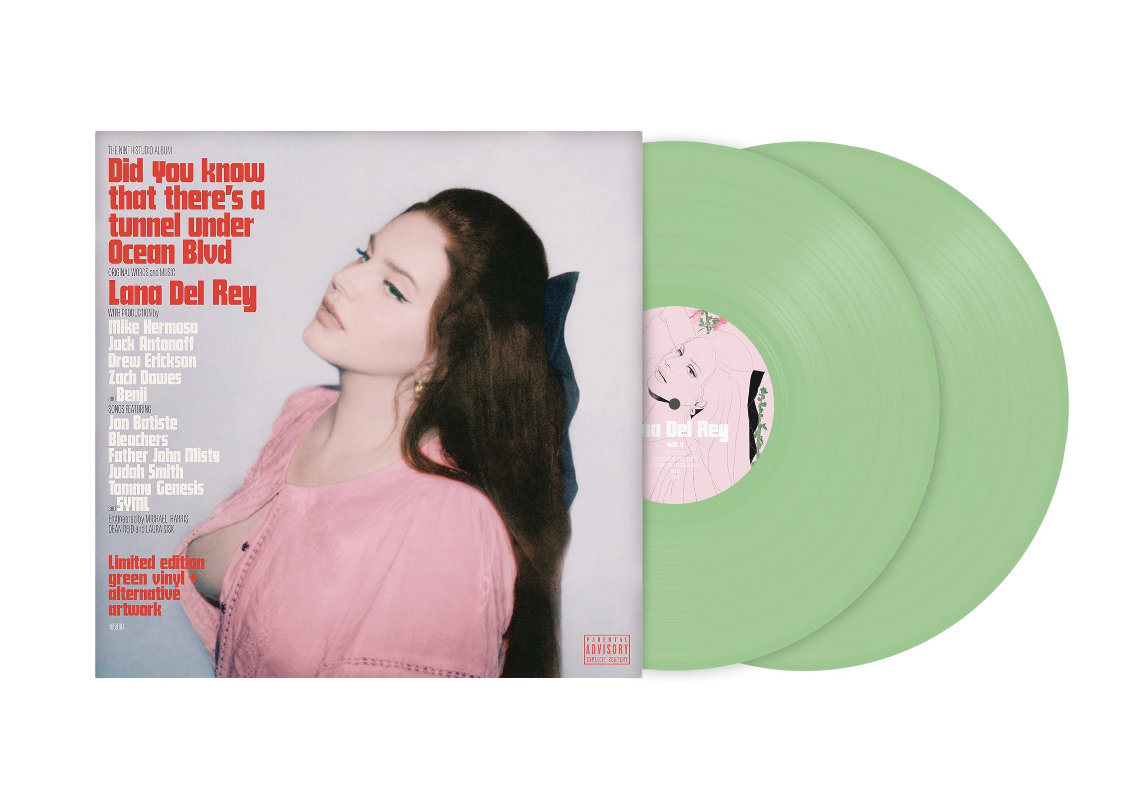 Lana Del Rey - Did you know that there's a tunnel under Ocean Blvd (Green Vinyl + Alternative Cover)