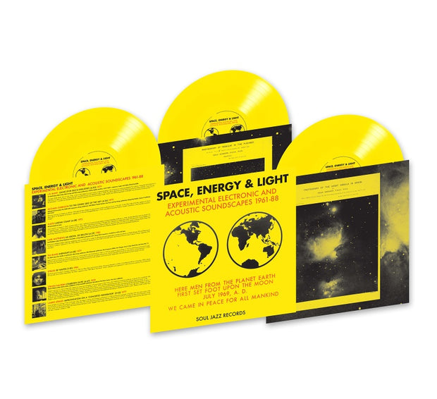 VA / Soul Jazz Records Presents - Space, Energy & Light: Experimental Electronic And Acoustic Soundscapes 1961-88 (Yellow Vinyl)