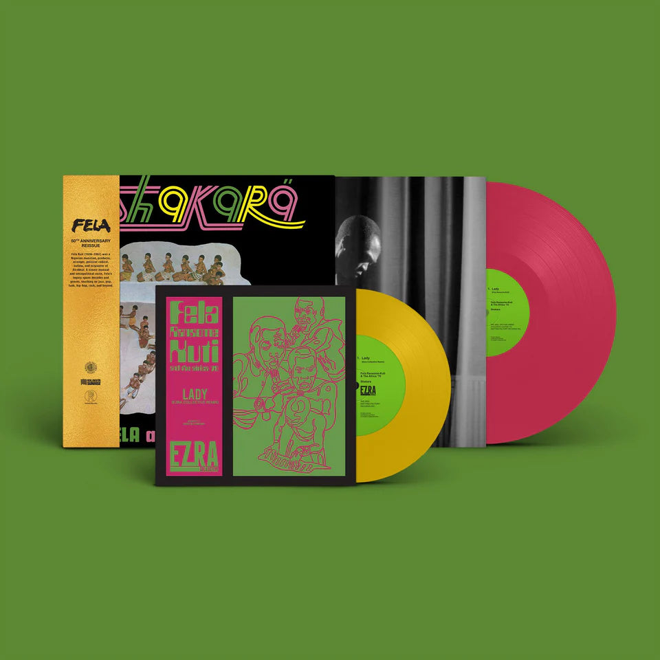 Fela Kuti - Shakara (50th Anniversary Pink Vinyl LP + Yellow 7")